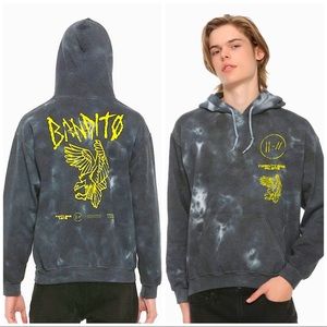 Twenty One Pilots Bandito Tie-Dye Hoodie Hot Topic Exclusive (New with tags)